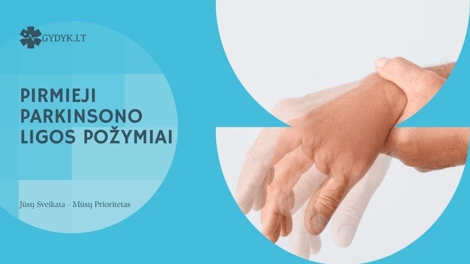 Pirmieji Parkinsono ligos požymiai: kokie jie?