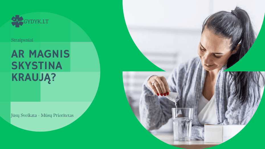 Ar magnis skystina kraują?