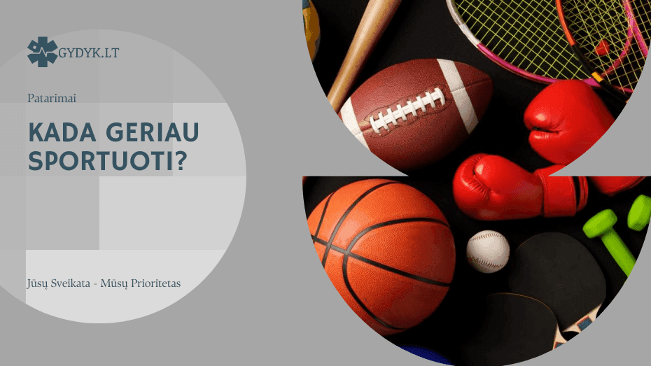 Kada geriau sportuoti: ryte ar vakare?