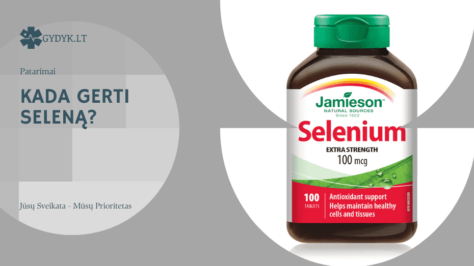 Kada gerti seleną: ryte ar vakare?