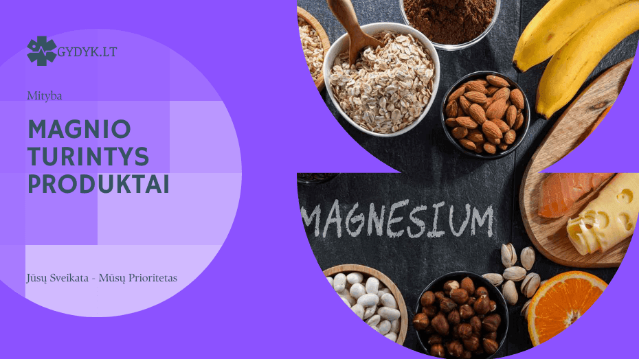 Magnio turintys produktai: TOP 10 ką valgyti, kai jo trūksta