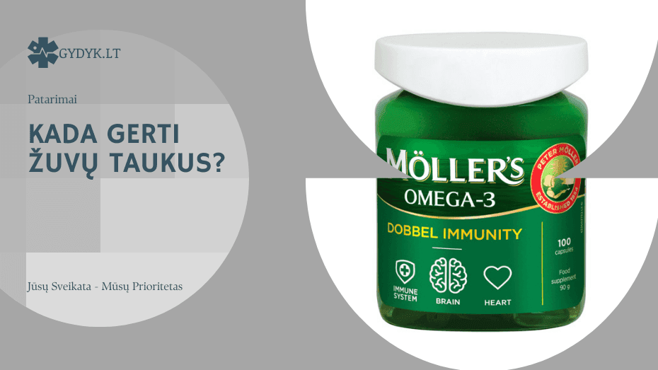 Kada gerti žuvų taukus: ryte ar vakare?