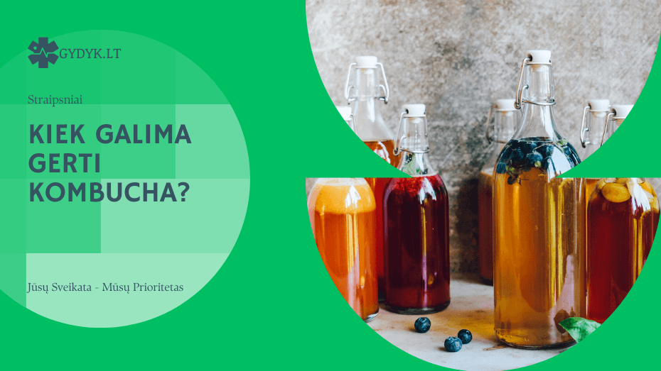 Kiek galima gerti kombucha
