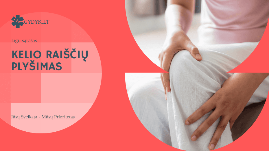 Kelio raiščių plyšimas