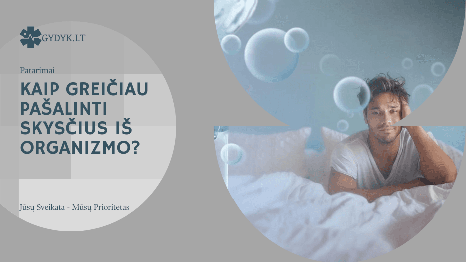 Kaip greičiau pašalinti skysčius iš organizmo