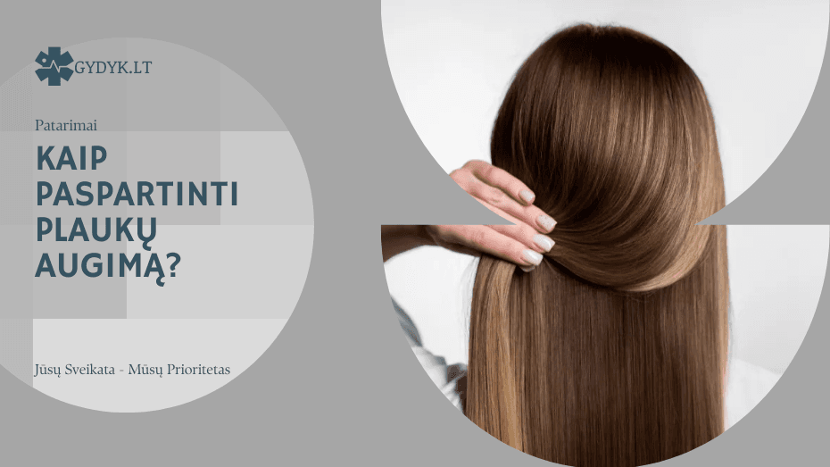 Kaip paspartinti plaukų augimą