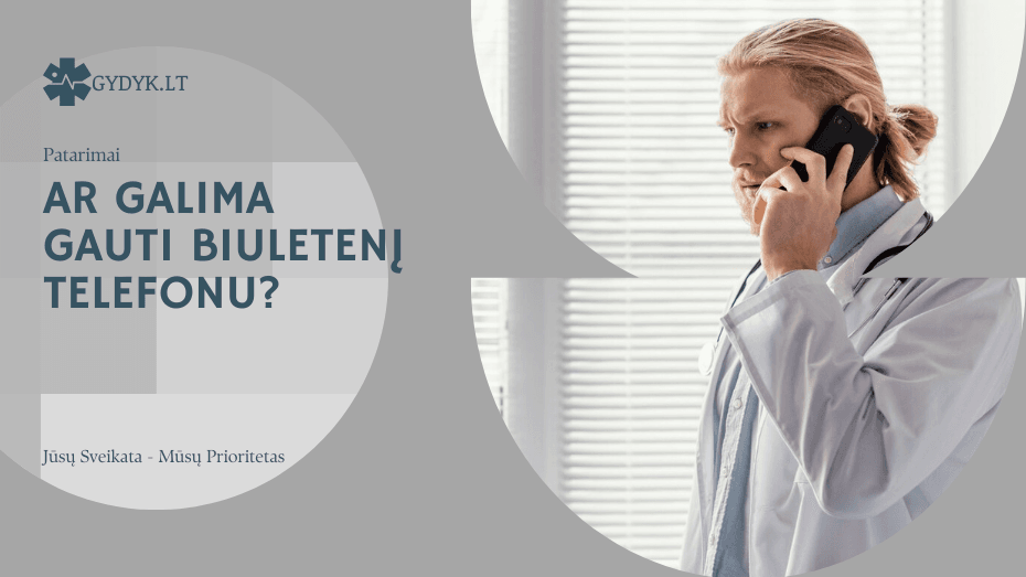 Ar galima gauti biuletenį telefonu