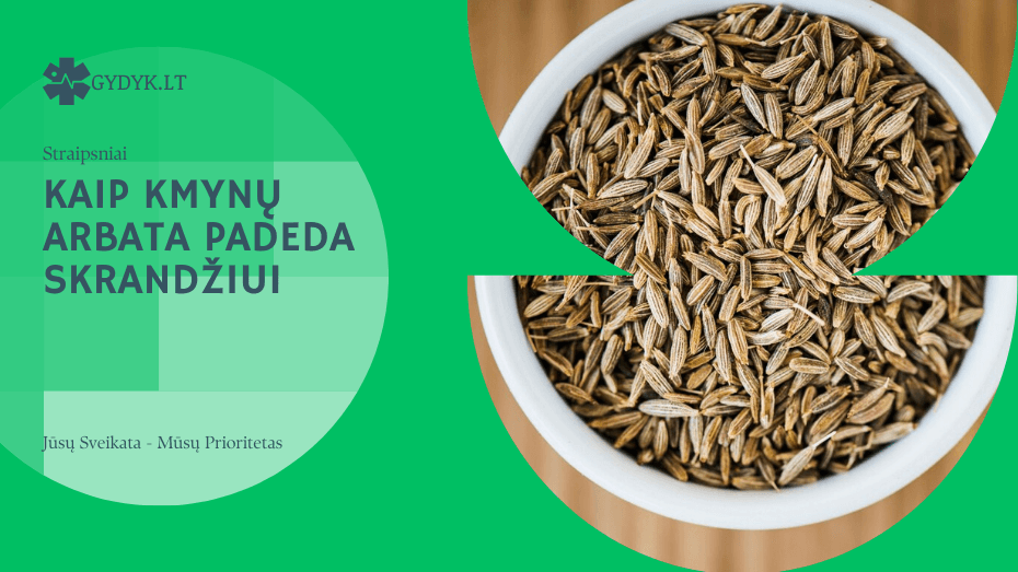 Kaip kmynų arbata padeda skrandžiui