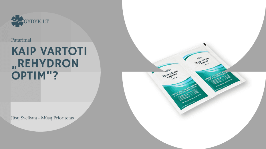 Kaip vartoti „Rehydron Optim“