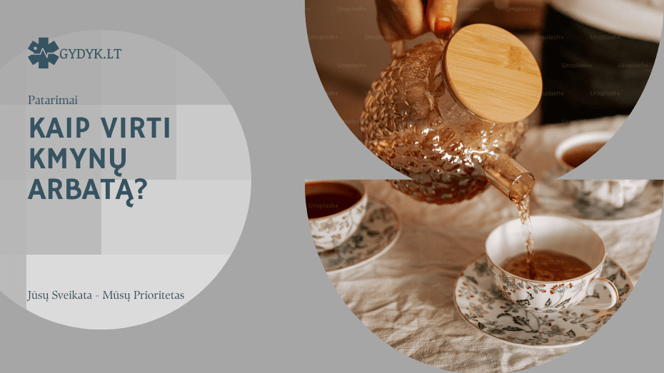 kaip virti kmynų arbatą