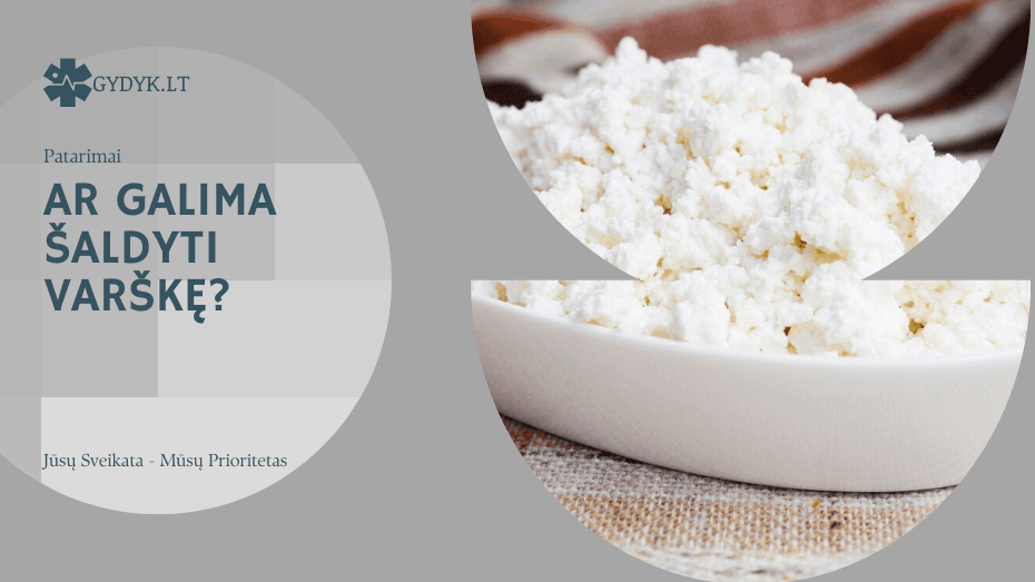 Ar galima šaldyti varškę