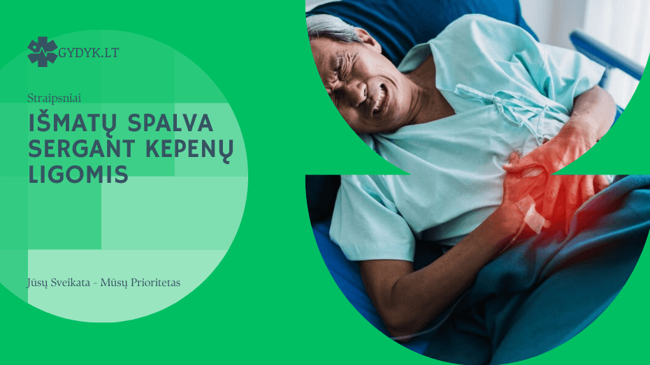 Išmatų spalva sergant kepenų ligomis