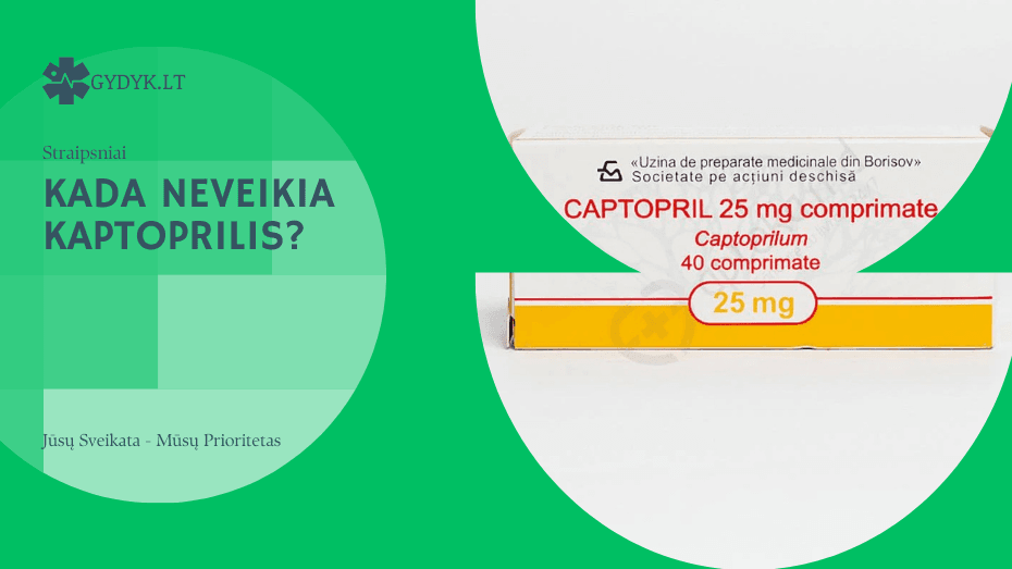Kada neveikia kaptoprilis