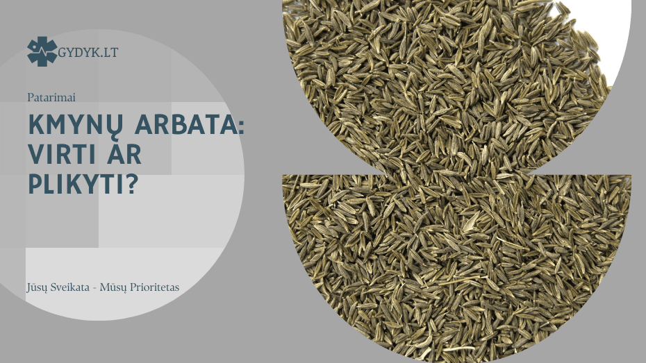 Kmynų arbata virti ar plikyti