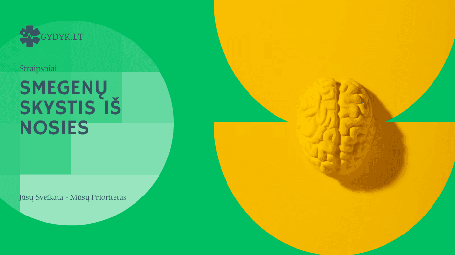 Smegenų skystis iš nosies