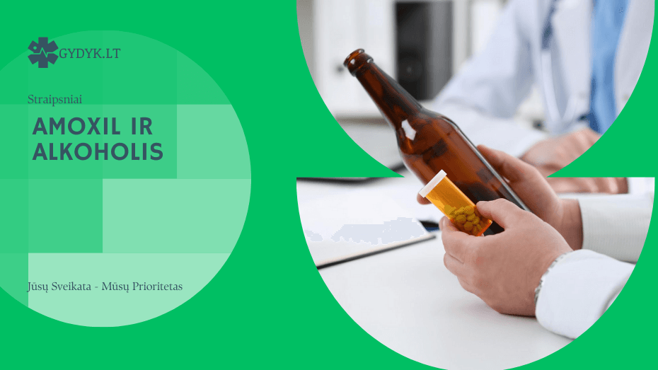 amoxil ir alkoholis
