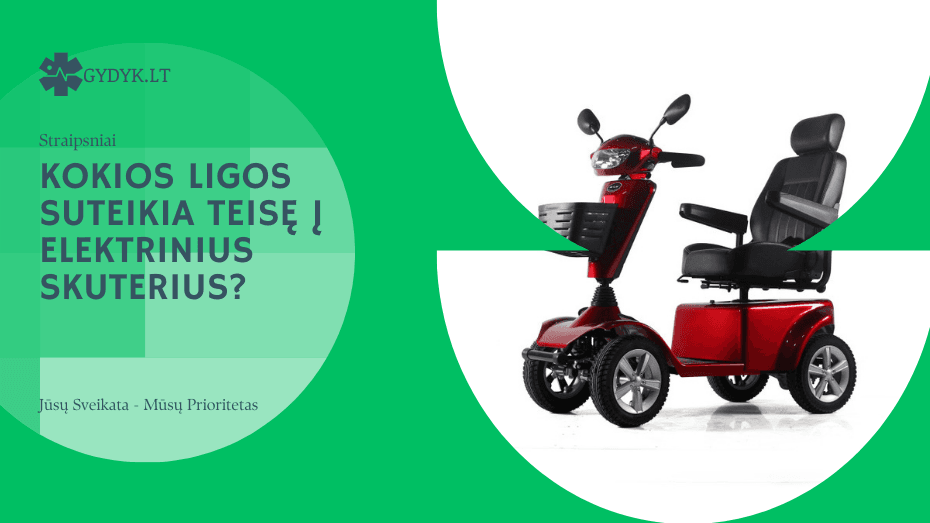 kokios ligos suteikia teisę į elektrinius skuterius