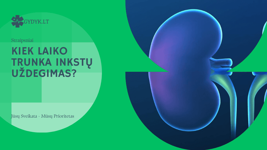 Kiek laiko trunka inkstų uždegimas