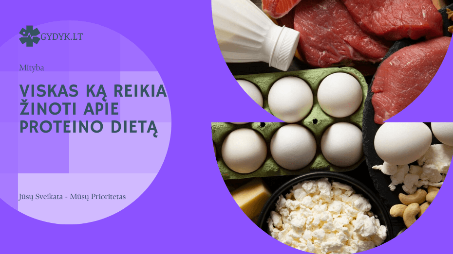 viskas ką reikia žinoti apie proteino dietą