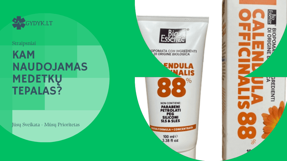 Kam naudojamas medetkų tepalas