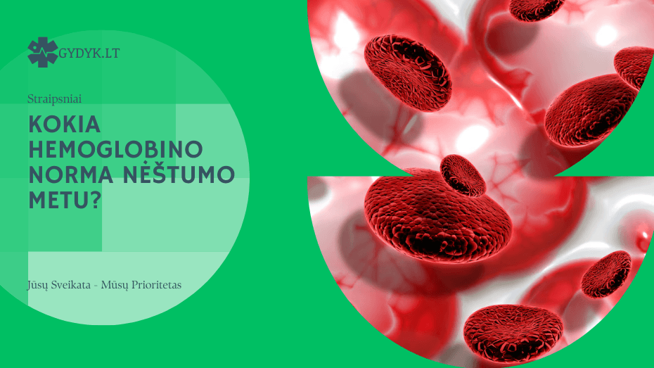 Kokia hemoglobino norma nėštumo metu