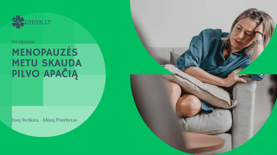 Menopauzės metu skauda pilvo apačią