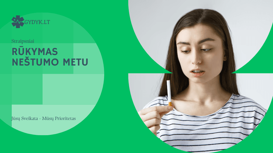 rūkymas neštumo metu