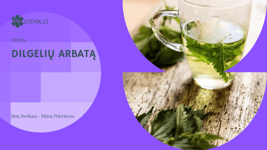 Dilgelių arbatą