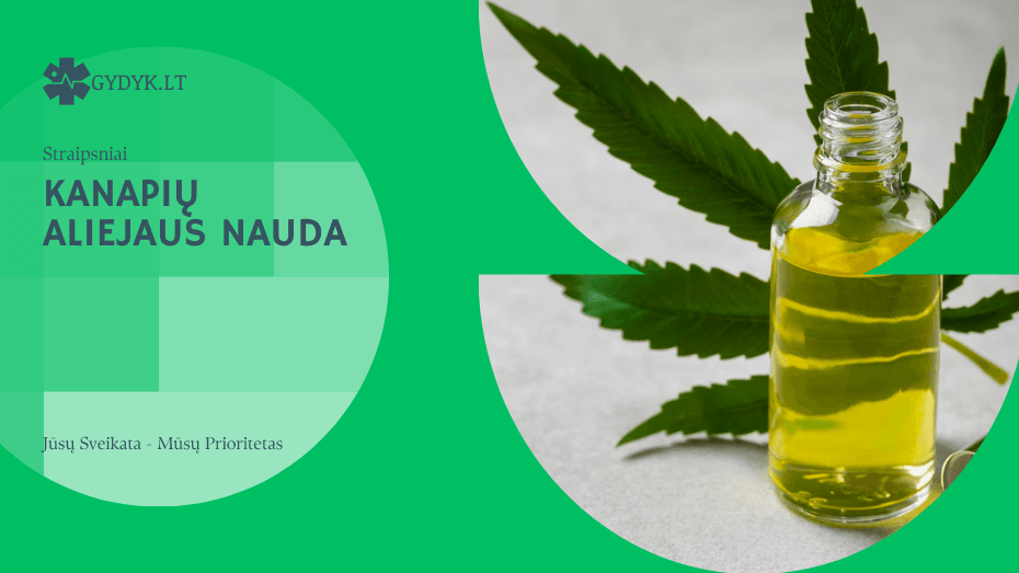 kanapių aliejaus nauda