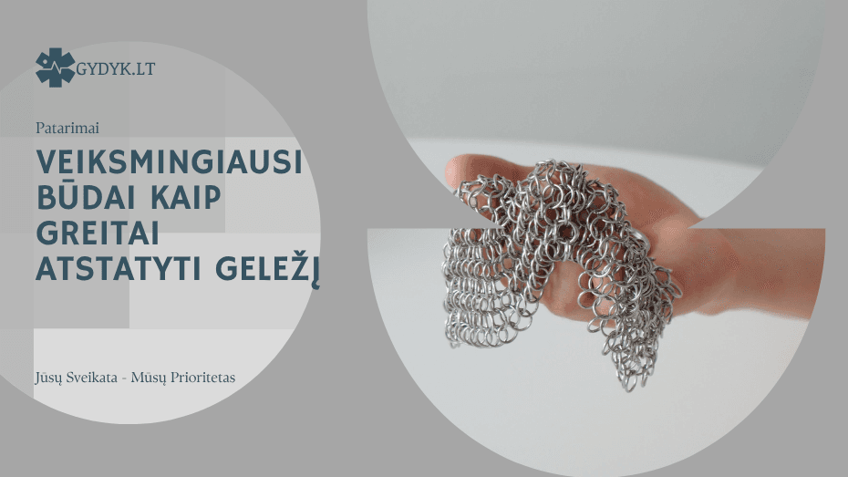 veiksmingiausi būdai kaip greitai atstatyti geležį