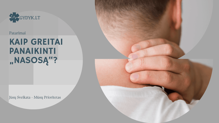 Kaip greitai panaikinti „nasosą“