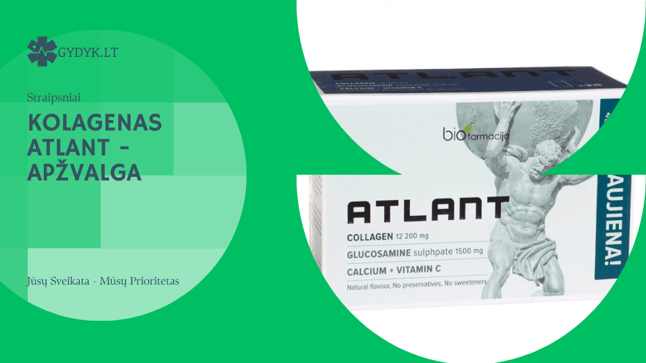 Kolagenas Atlant apžvalga: vartojimas, šalutinis poveikis ir atsiliepimai