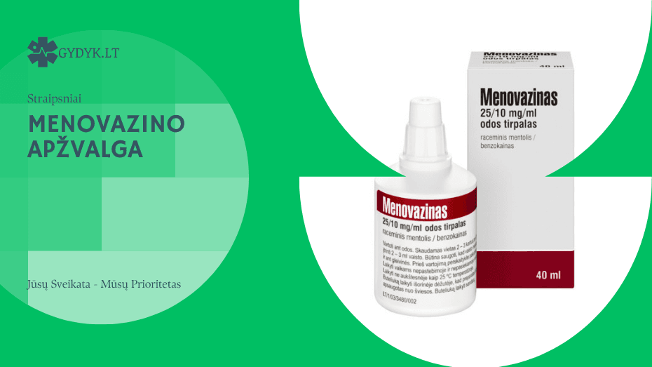 Menovazinas – apžvalga: nuo ko jis, vartojimas, šalutinis poveikis ir atsiliepimai</h1> menovazino apžvalga