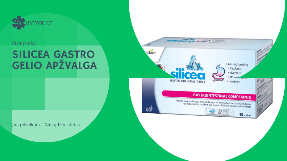 Silicea Gastro gelio apžvalga