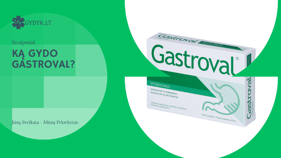 ką gydo gastroval?