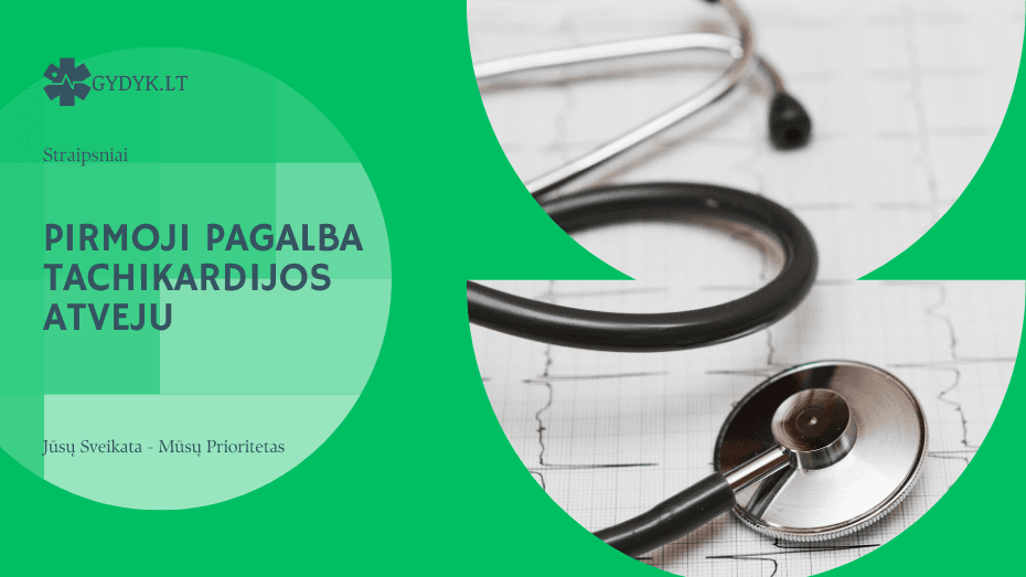 Pirmoji pagalba tachikardijos atveju žingsnis po žingsnio