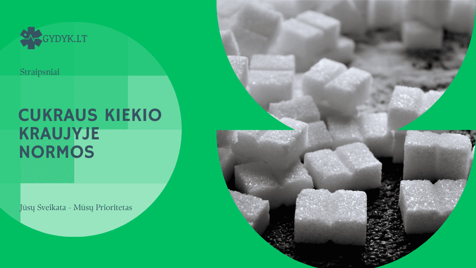 Cukraus kiekio kraujyje normos: išsami lentelė