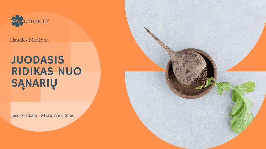 Juodasis ridikas nuo sąnarių