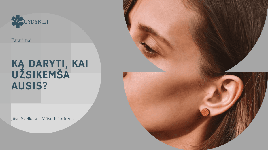 Ką daryti, kai užsikemša ausis