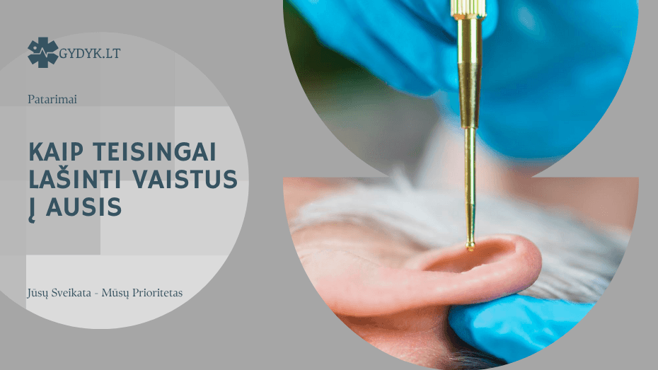 Kaip teisingai lašinti vaistus į ausis Kaip teisingai lašinti vaistus į ausis