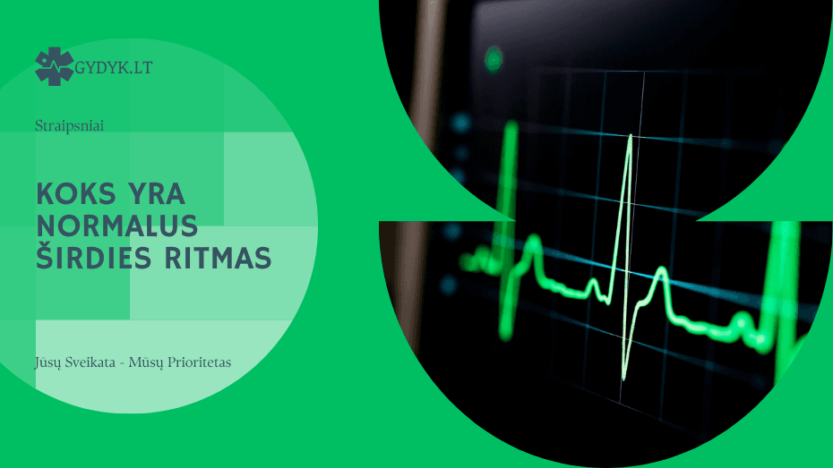 Koks yra normalus širdies ritmas ramybės metu ir fizinio krūvio metu