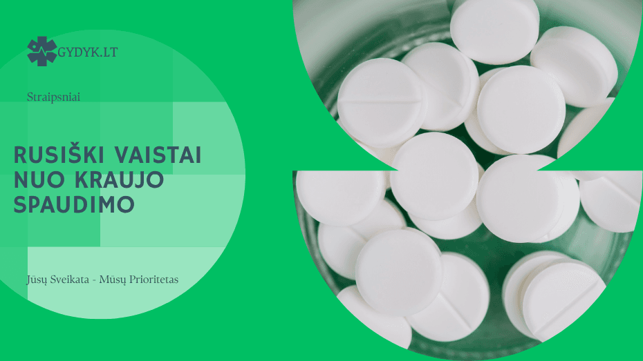 Rusiški vaistai nuo kraujo spaudimo