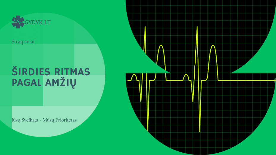 Širdies ritmas pagal amžių ir ką tai pasako apie jūsų sveikatą