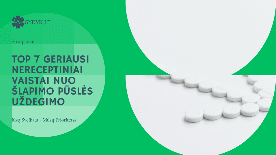 TOP 7 geriausi nereceptiniai vaistai nuo šlapimo pūslės uždegimo