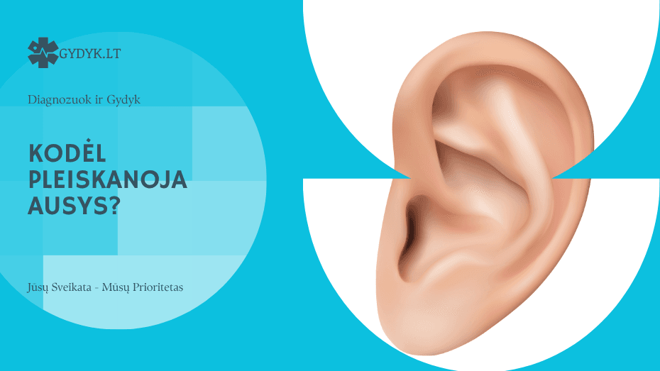kodėl pleiskanoja ausys
