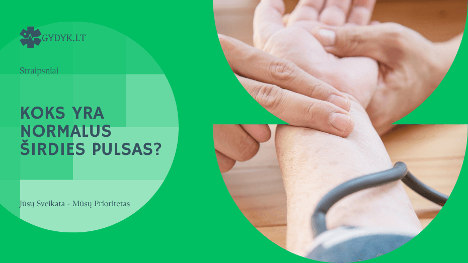 Koks yra normalus širdies pulsas?