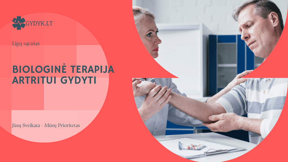 Biologinė terapija artritui gydyti
