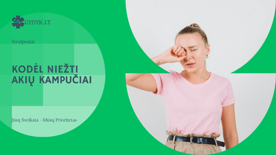 Kodėl niežti akių kampučiai: alergija, infekcija ar akių sausumas? Kodėl niežti akių kampučiai