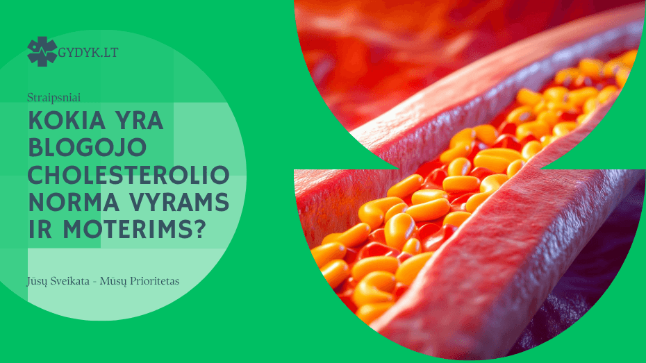 Kokia yra blogojo cholesterolio norma vyrams ir moterims? Kokia yra blogojo cholesterolio norma vyrams ir moterims