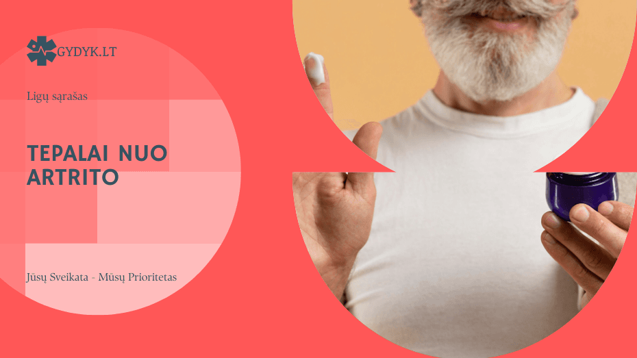 Tepalai nuo artrito: veikliosios medžiagos ir jų efektyvumas